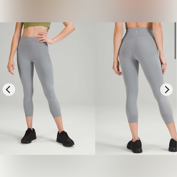 Lululemon Invigorate High-Rise Tight 25" Rhino Grey Size 4 - Picture 9 of 9